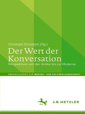 cover image of Der Wert der Konversation